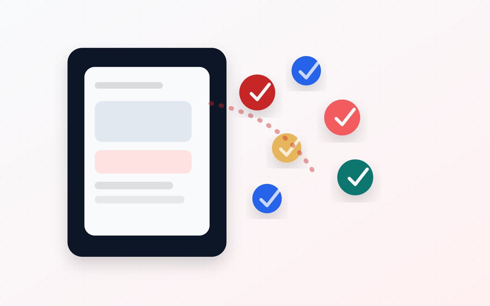 A mobile social media dashboard with reaction signals for campaign monitoring.
