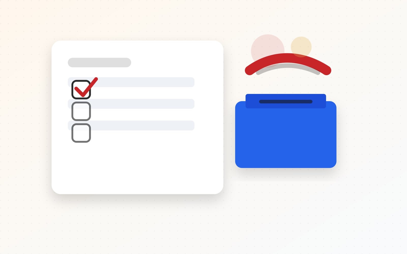 Survey ballot forms representing booth-level election research.